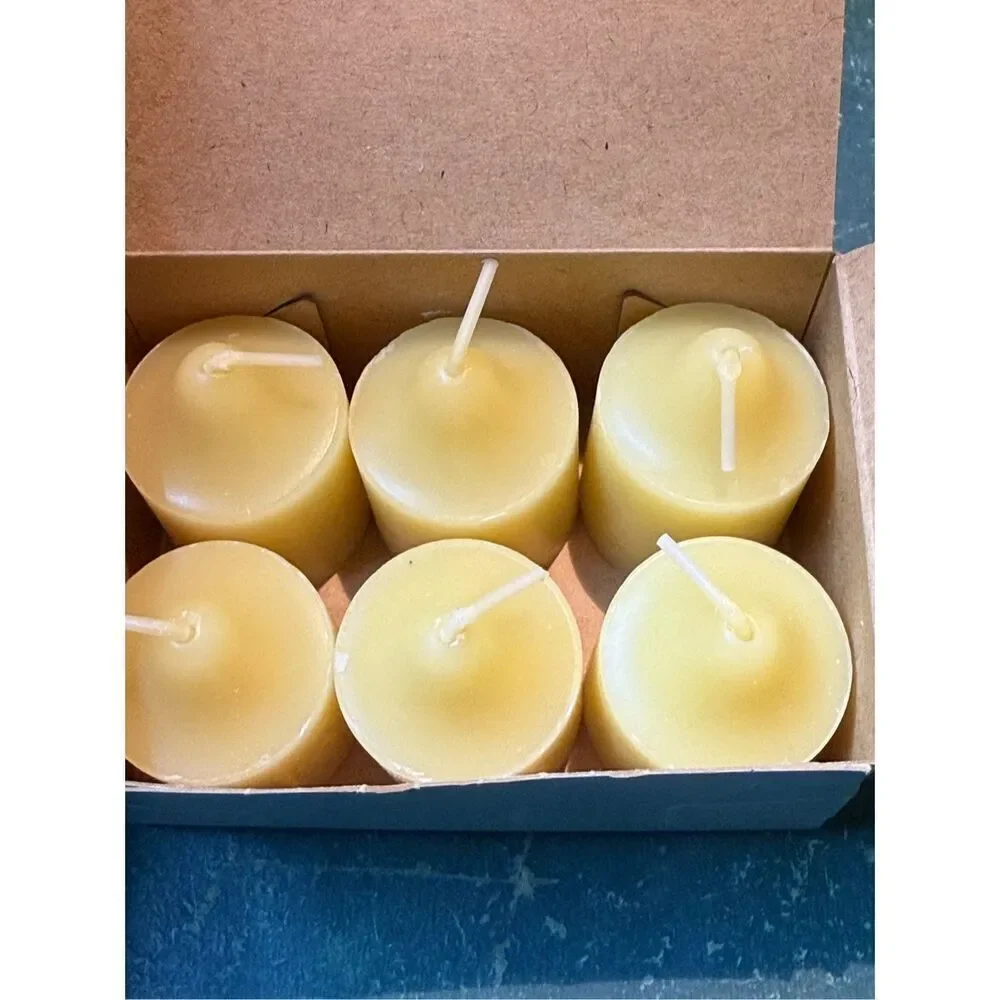PartyLite Orange Yellow Mojito; Guava & Papaya Votive Candles 2 Boxes 6 Candles